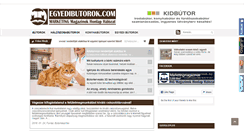 Desktop Screenshot of egyedibutorok.com