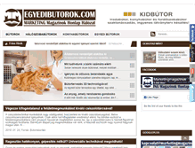 Tablet Screenshot of egyedibutorok.com